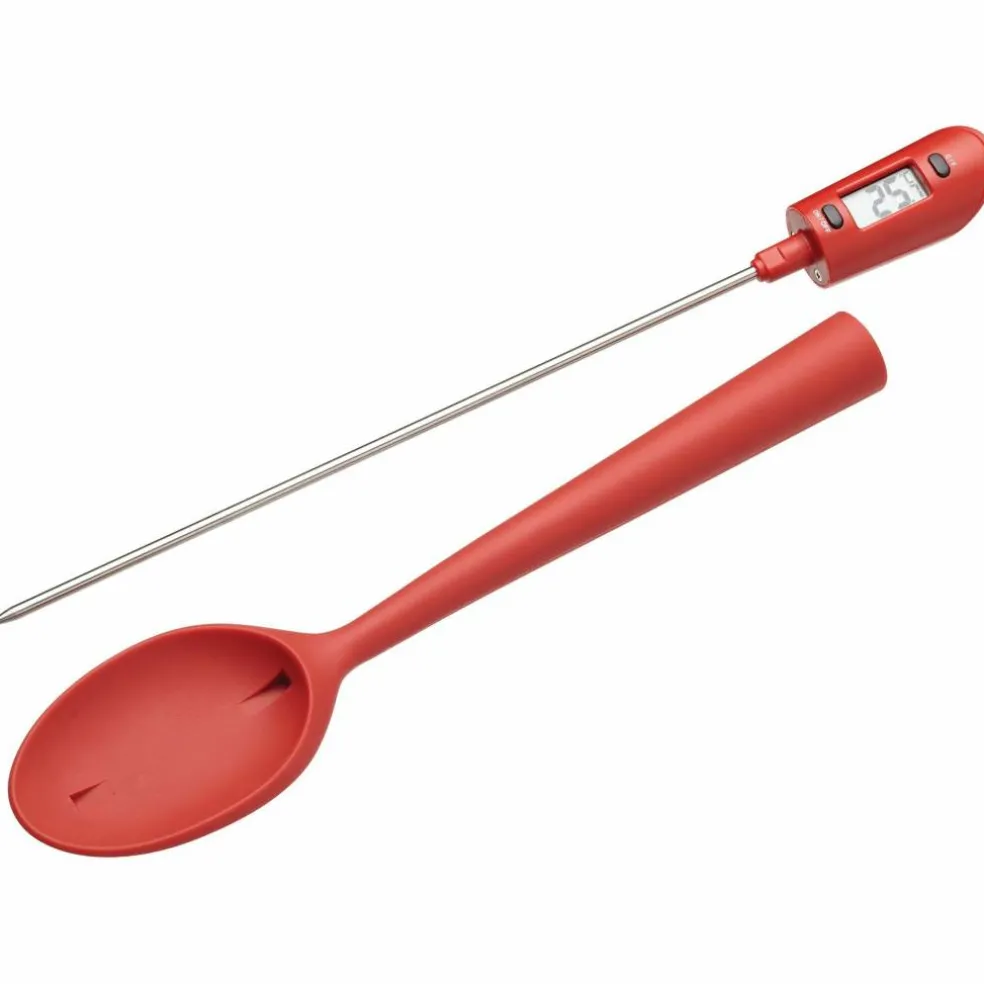 Slev med termometer