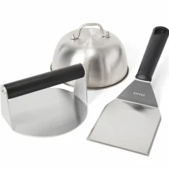 Smashburger-set, rostfritt stål