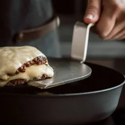 Smashjärn med grillspade, läder