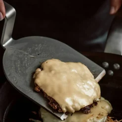 Smashjärn med grillspade, läder