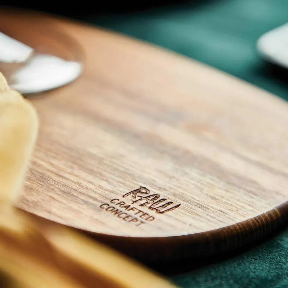 Smörbricka 2 st. Teak