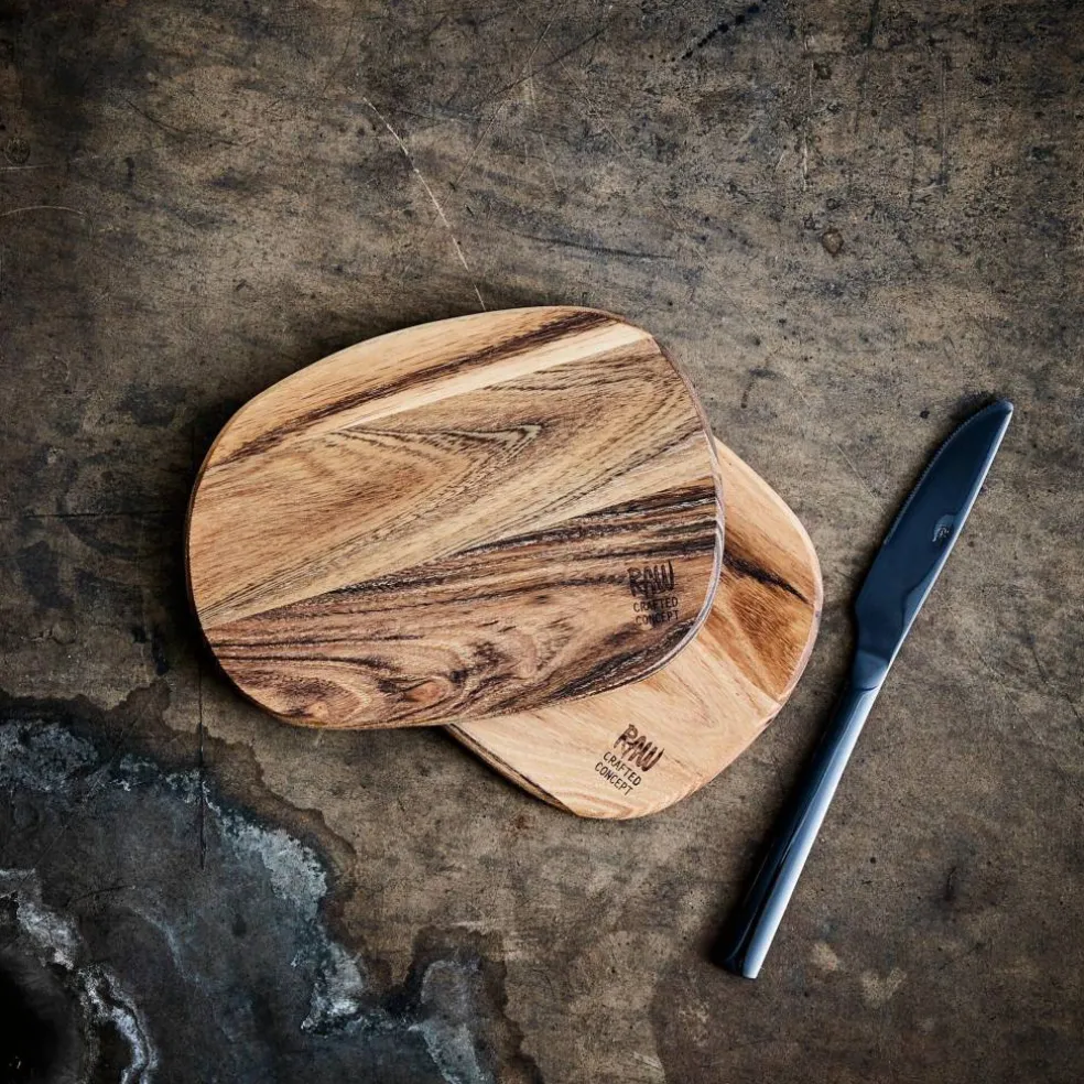Smörbricka 2 st. Teak