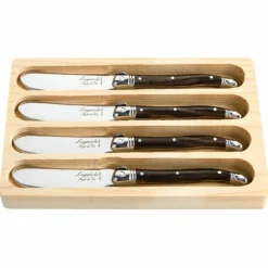 Smörknivar 4-pack, olivträ