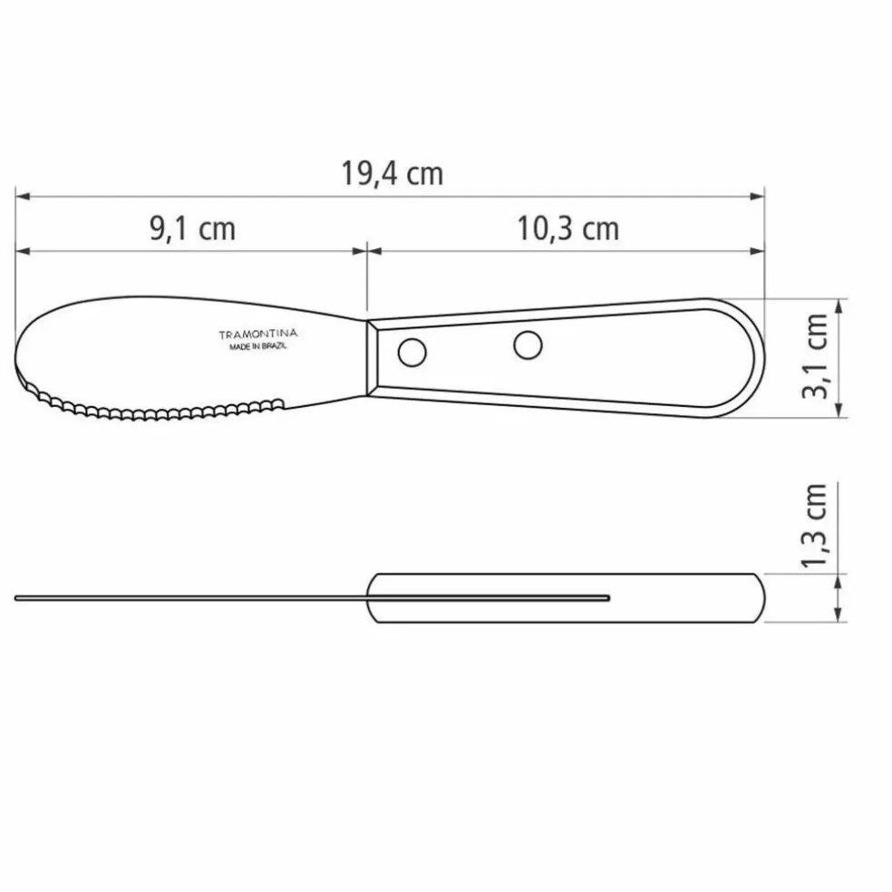 Smörkniv 19,5 cm