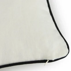 Soft kudde 40 x 60 cm, offwhite/svart