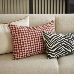 Soft kudde 40 x 60 cm, offwhite/svart