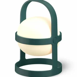 Solar Circular lampa 18,5 cm, grön