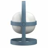 Solar Circular lampa 25 cm, sky blue