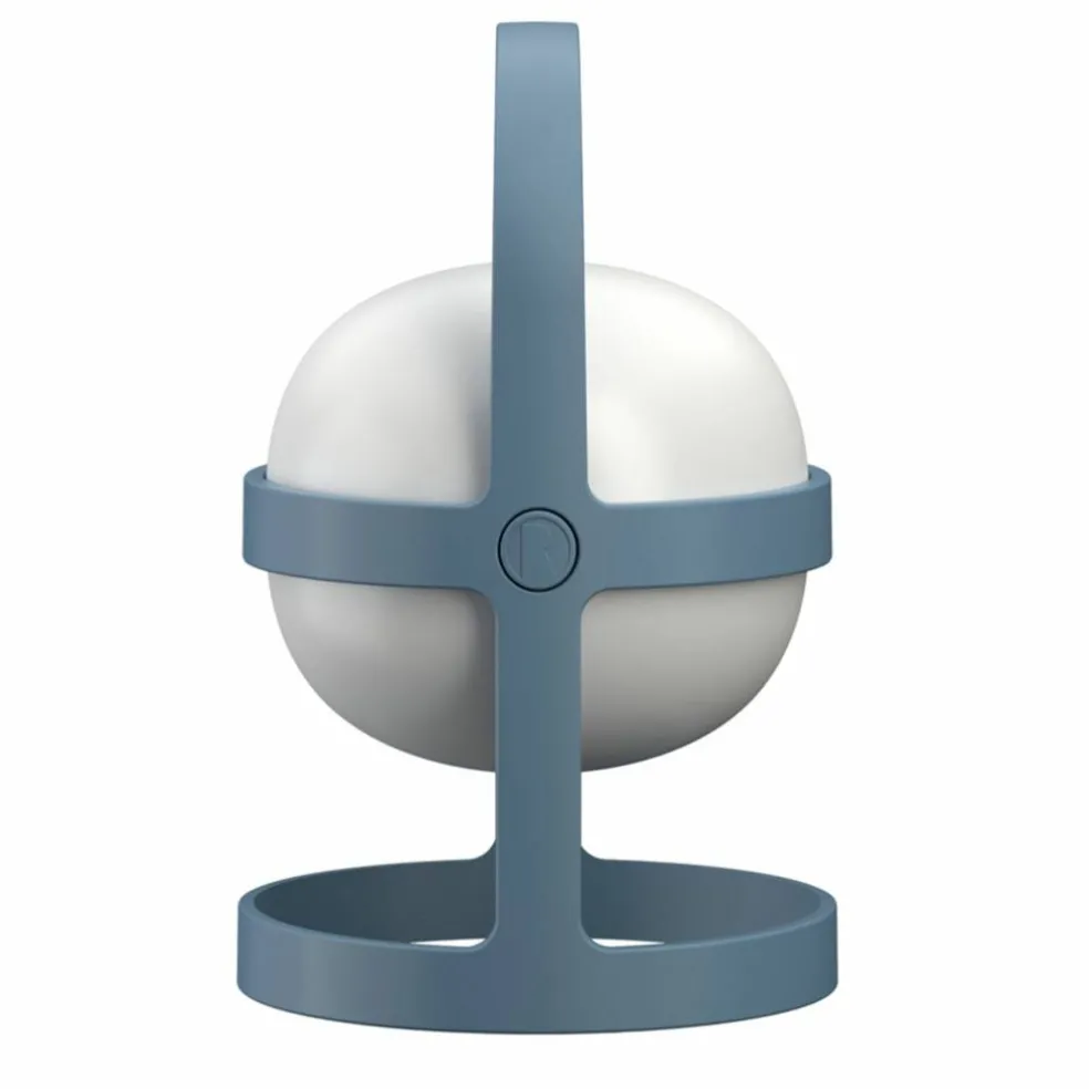 Solar Circular lampa 25 cm, sky blue