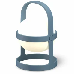 Solar Circular lampa 25 cm, sky blue