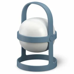 Solar Circular lampa 25 cm, sky blue