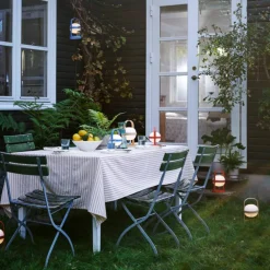 Solar Circular lampa 18,5 cm, sky blue