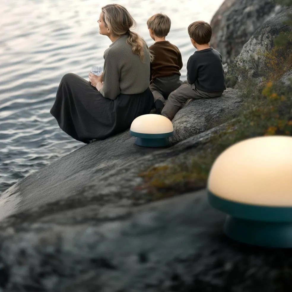 Solar Dots lampa 21 cm, grön