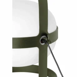 Solar lampa olivgrön 34 cm.