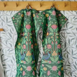 Solblå kökshandduk 35 × 50 cm