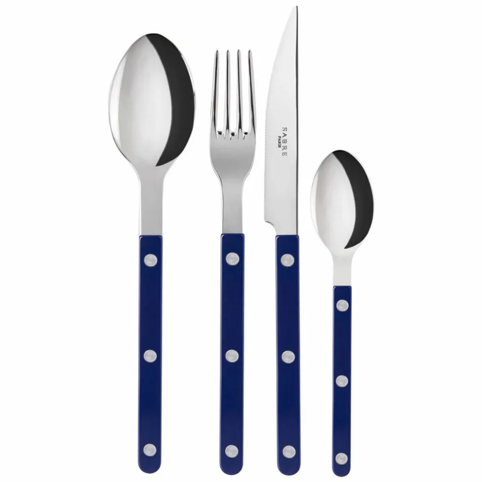 Solid bestickset 4 delar, green