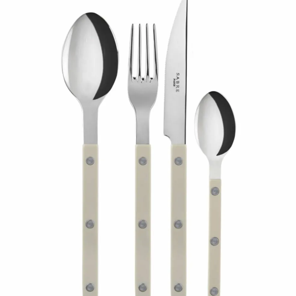 Solid bestickset 4 delar, green