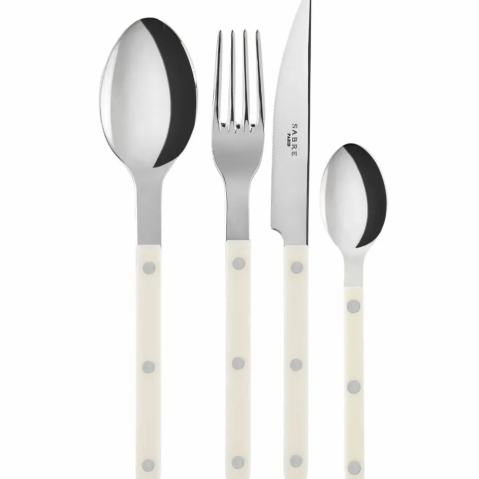 Solid bestickset 4 delar, green