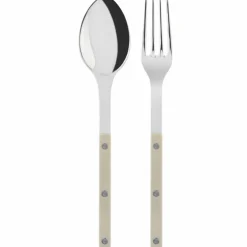 Solid serveringsset 2 delar, light kaki