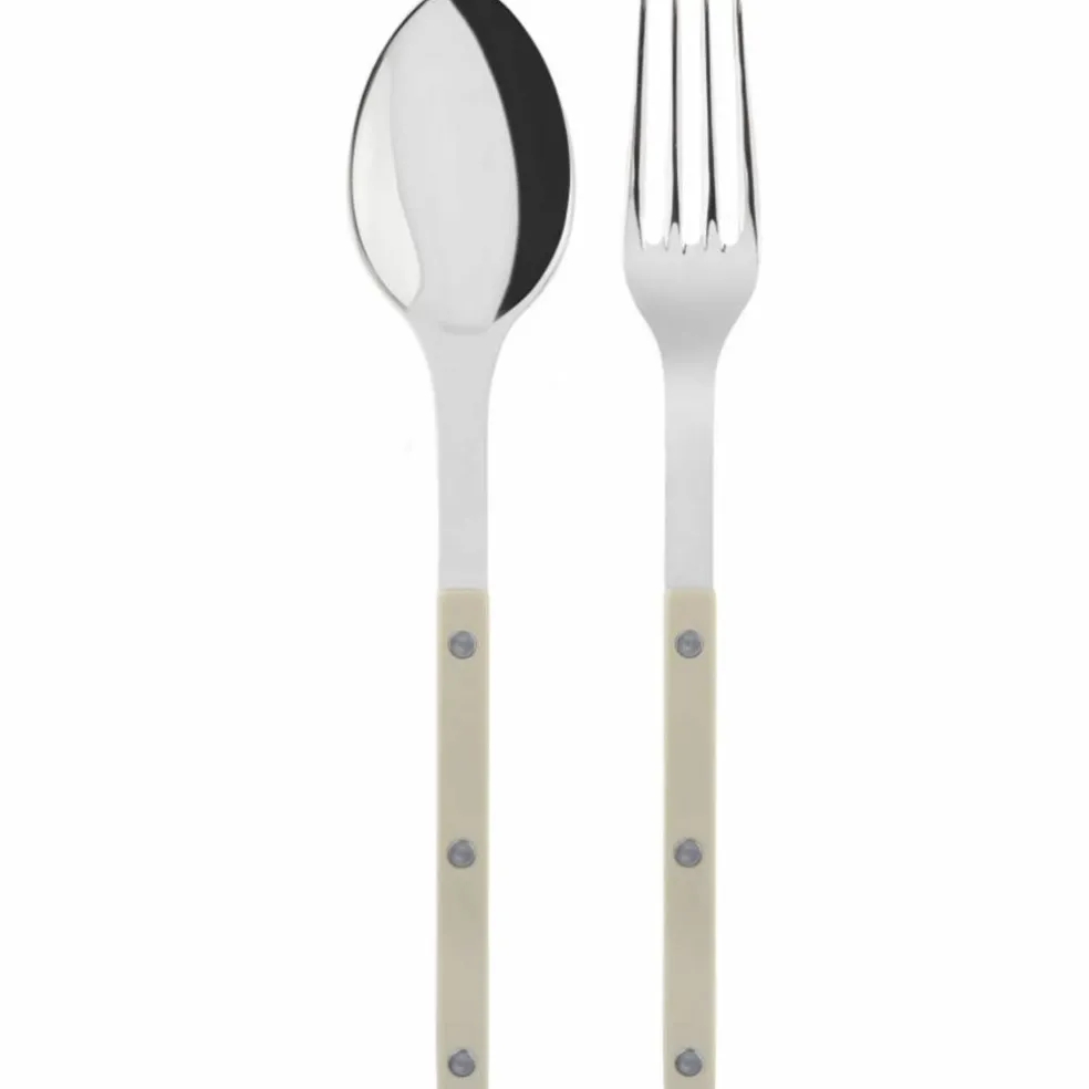 Solid serveringsset 2 delar, light kaki