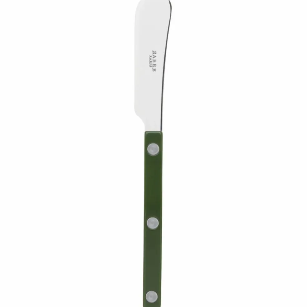 Solid smörkniv 14 cm, burgundy