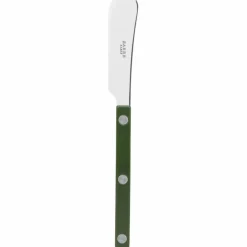 Solid smörkniv 14 cm, light kaki