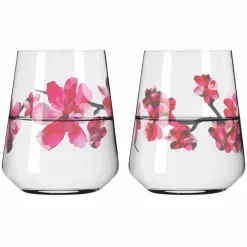 Sommersonett No 3 & 4 vattenglas, 2-pack
