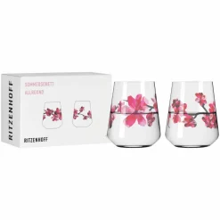 Sommersonett No 3 & 4 vattenglas, 2-pack