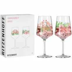 Sommersonett No. 17&18 vinglas, 2 st