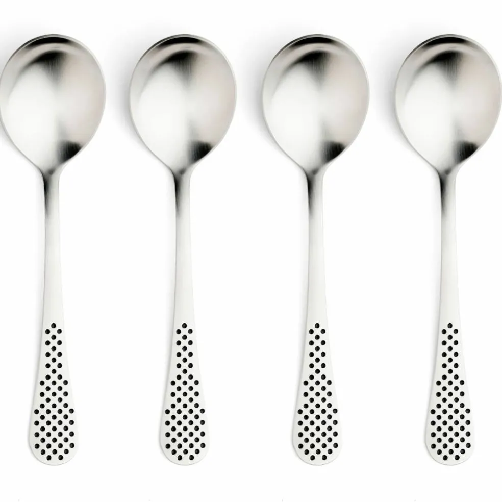 Soppsked 18,4 cm 4-pack, rostfritt stål