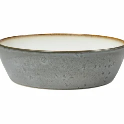 Soppskål 18 cm grå/gräddvit