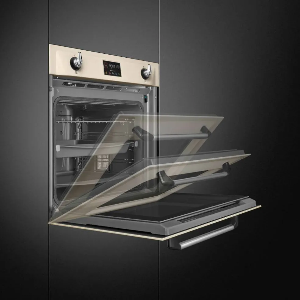 SOP6902S2P inbyggnadsugn, 68 liter, creme