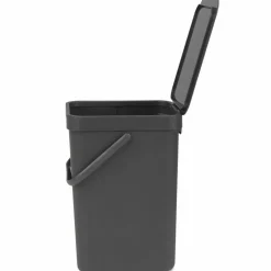 Sort & Go avfallshink 16 liter, mörkgrå