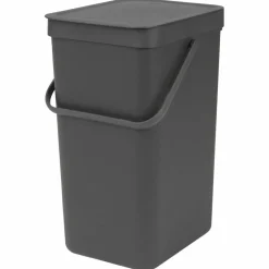 Sort & Go avfallshink 16 liter, mörkgrå