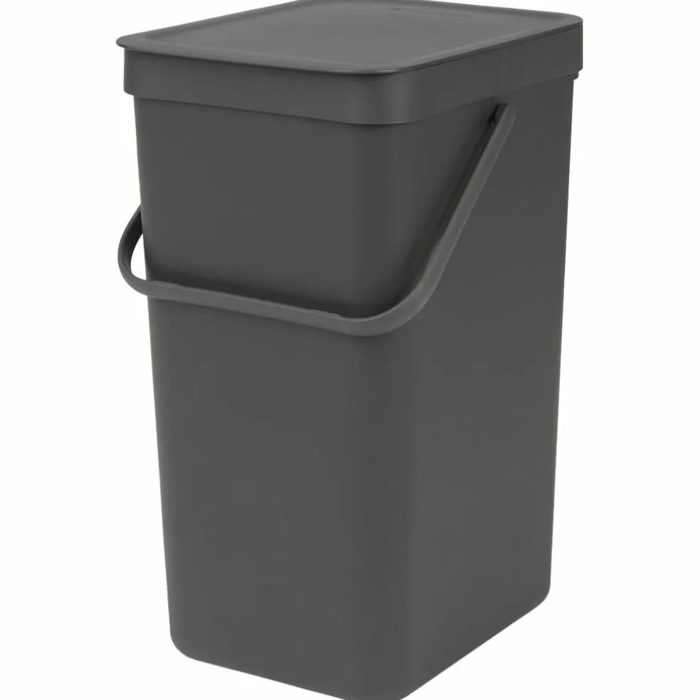 Sort & Go avfallshink 12 liter, mörkergrå
