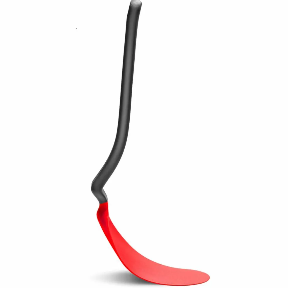 Spatel/stekspade, svart/blå