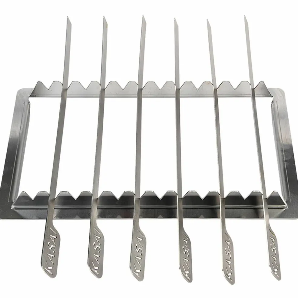 Spettstativ & grillspett 12 st (Long)