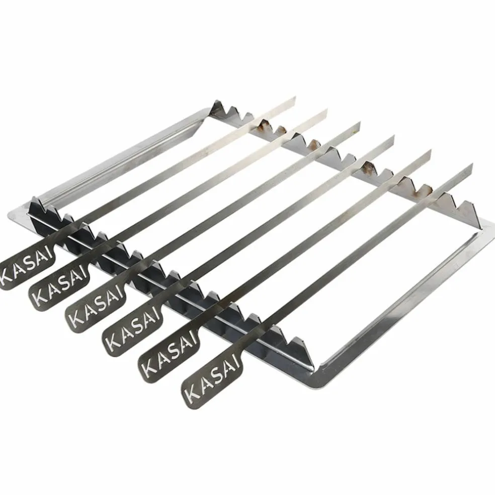 Spettstativ & grillspett 12 st (Long)