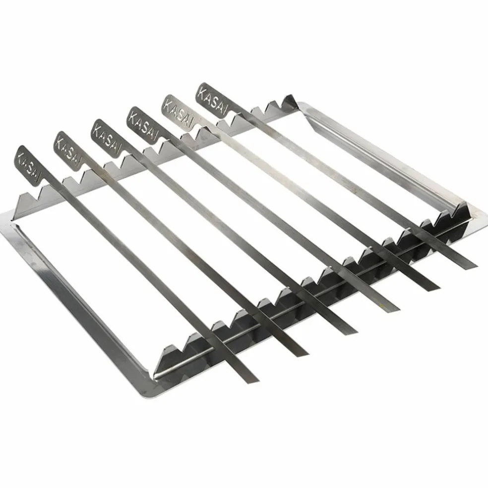 Spettstativ & grillspett 12 st (Long)