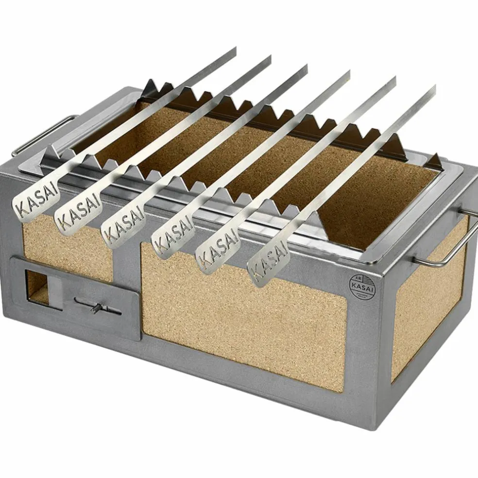 Spettstativ & grillspett 12 st (Long)