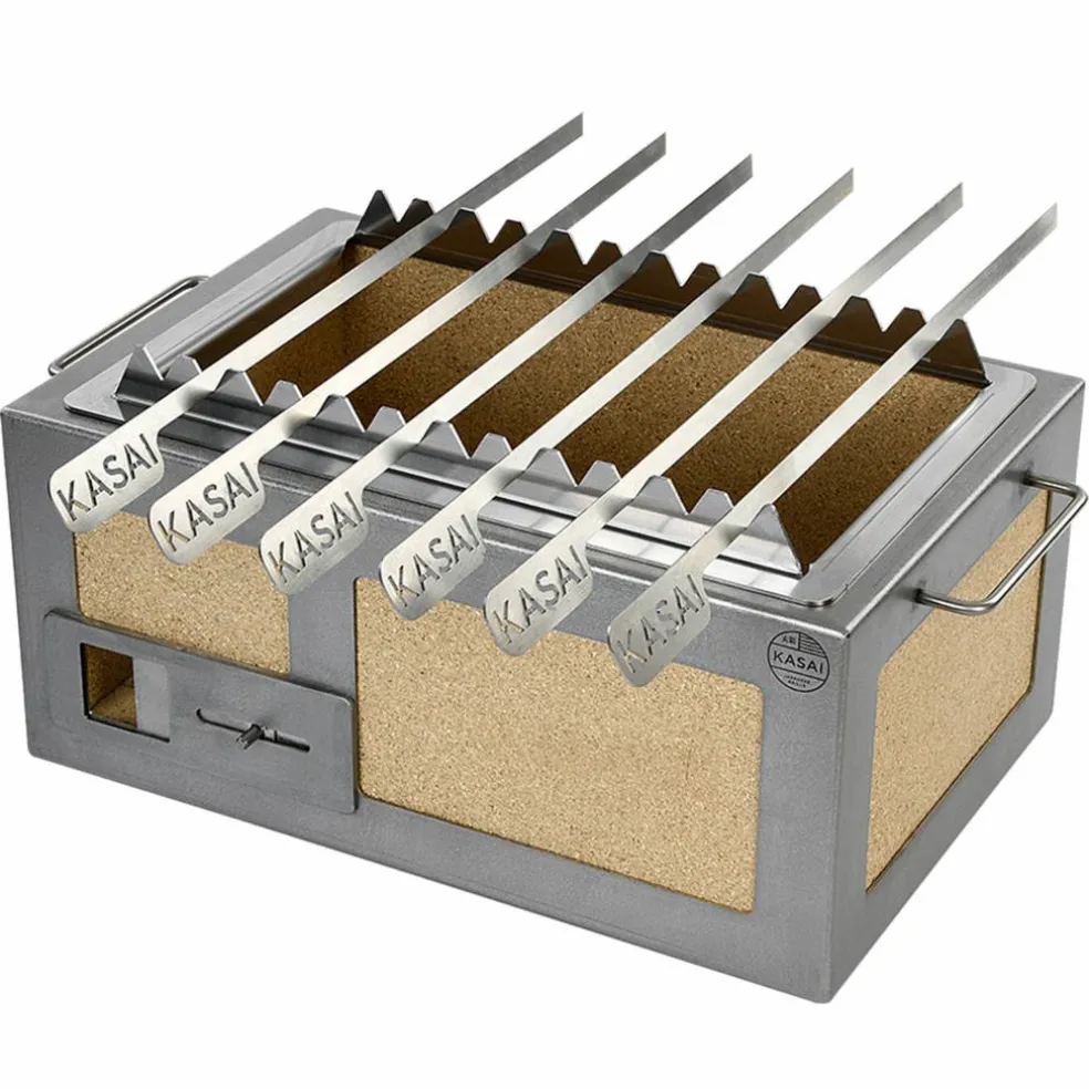 Spettstativ & grillspett 6 st (Nano Pro)