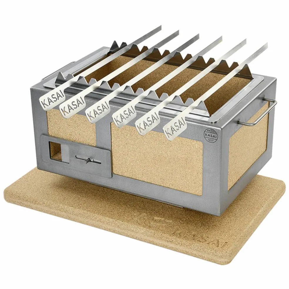 Spettstativ & grillspett 6 st (Nano Pro)