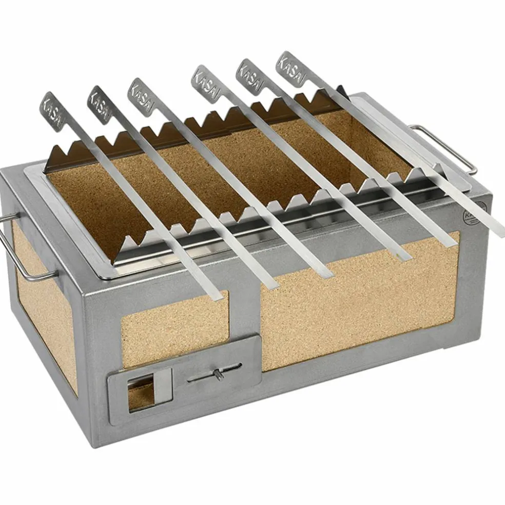 Spettstativ & grillspett 6 st (Nano Pro)