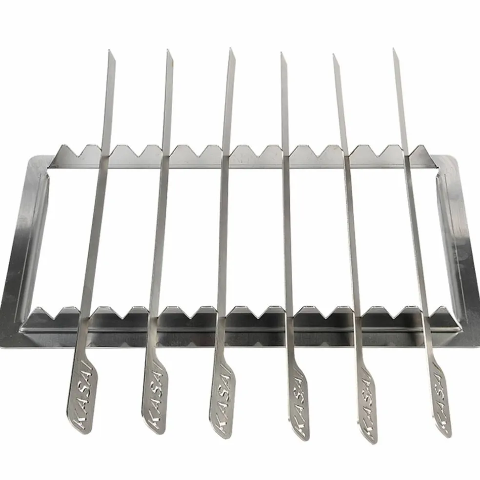 Spettstativ & grillspett 6 st (Nano Pro)