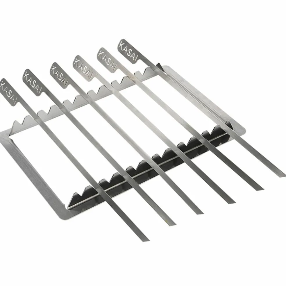 Spettstativ & grillspett 6 st (Nano Pro)
