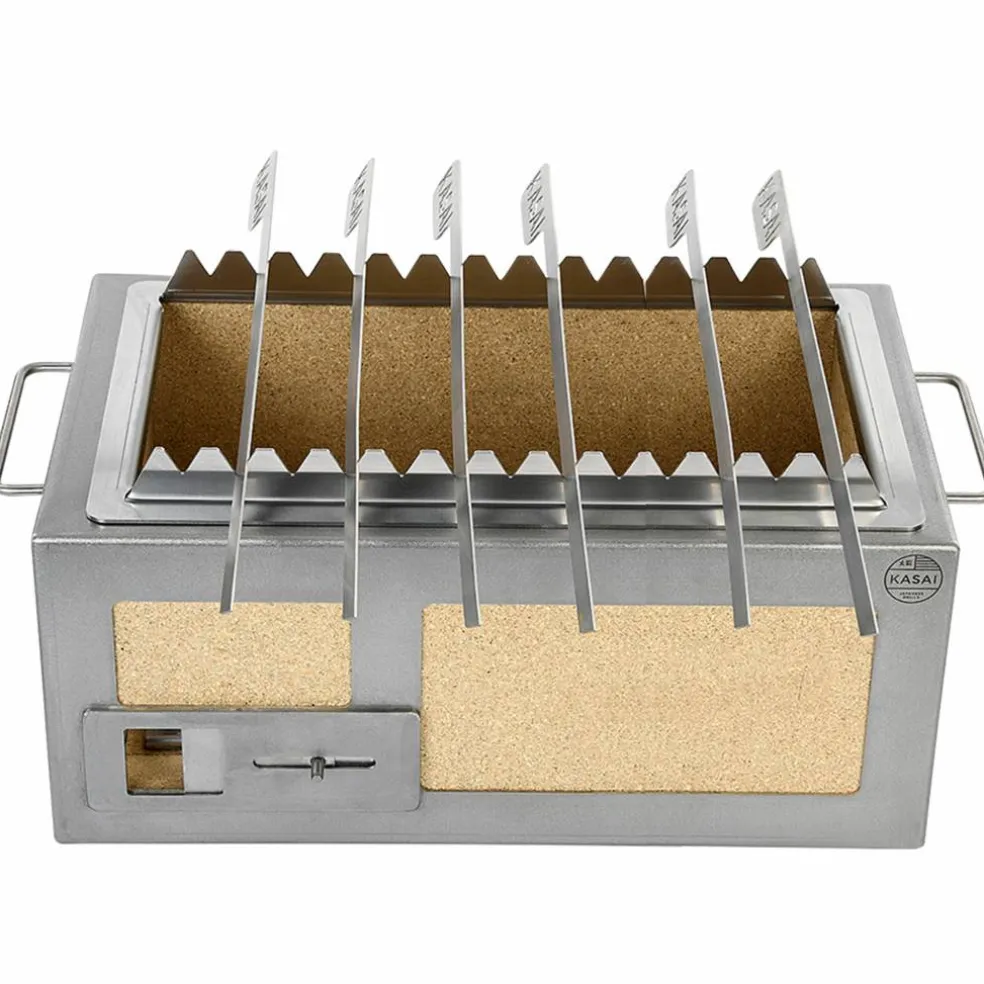 Spettstativ & grillspett 12 st (XL)