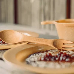 Spork i trä