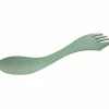 Spork large serving, sandy green