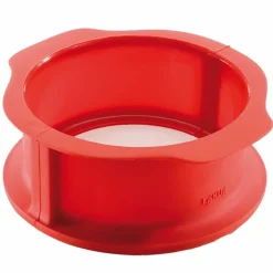 Springform med fat 23 cm, röd