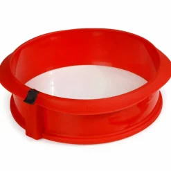 Springform med tallrik 15 cm, röd